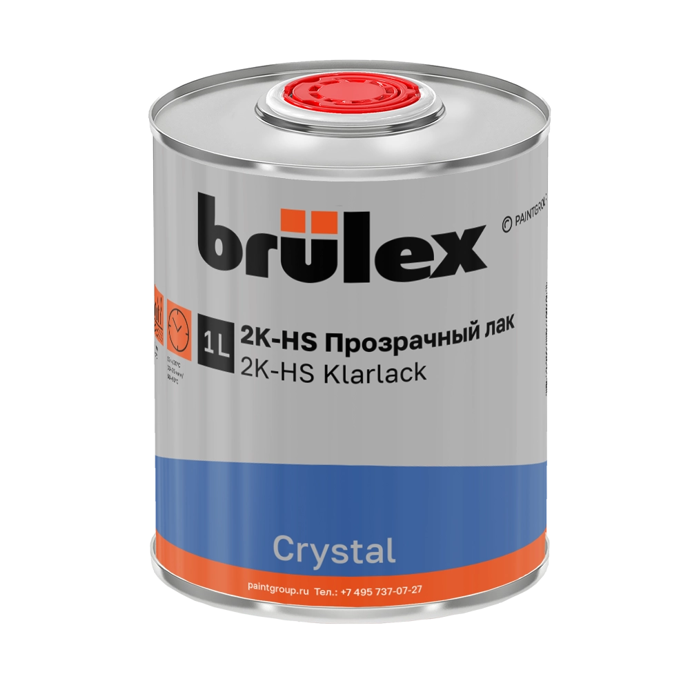 2K-HS Прозрачный лак Crystal